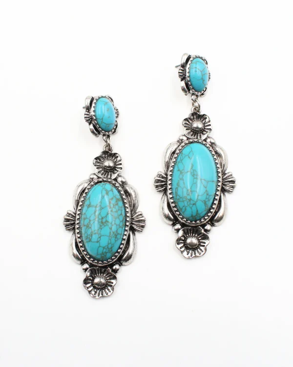 Saddle & Stone Earrings - Image 2
